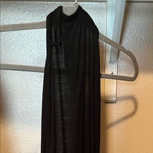 PrettyLittleThing black backless dress size small